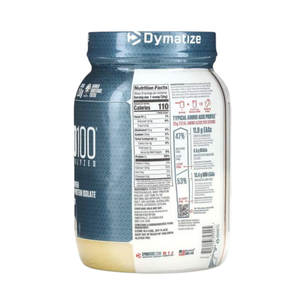Proteína ISO 100 Dymatize 1.3 Libras