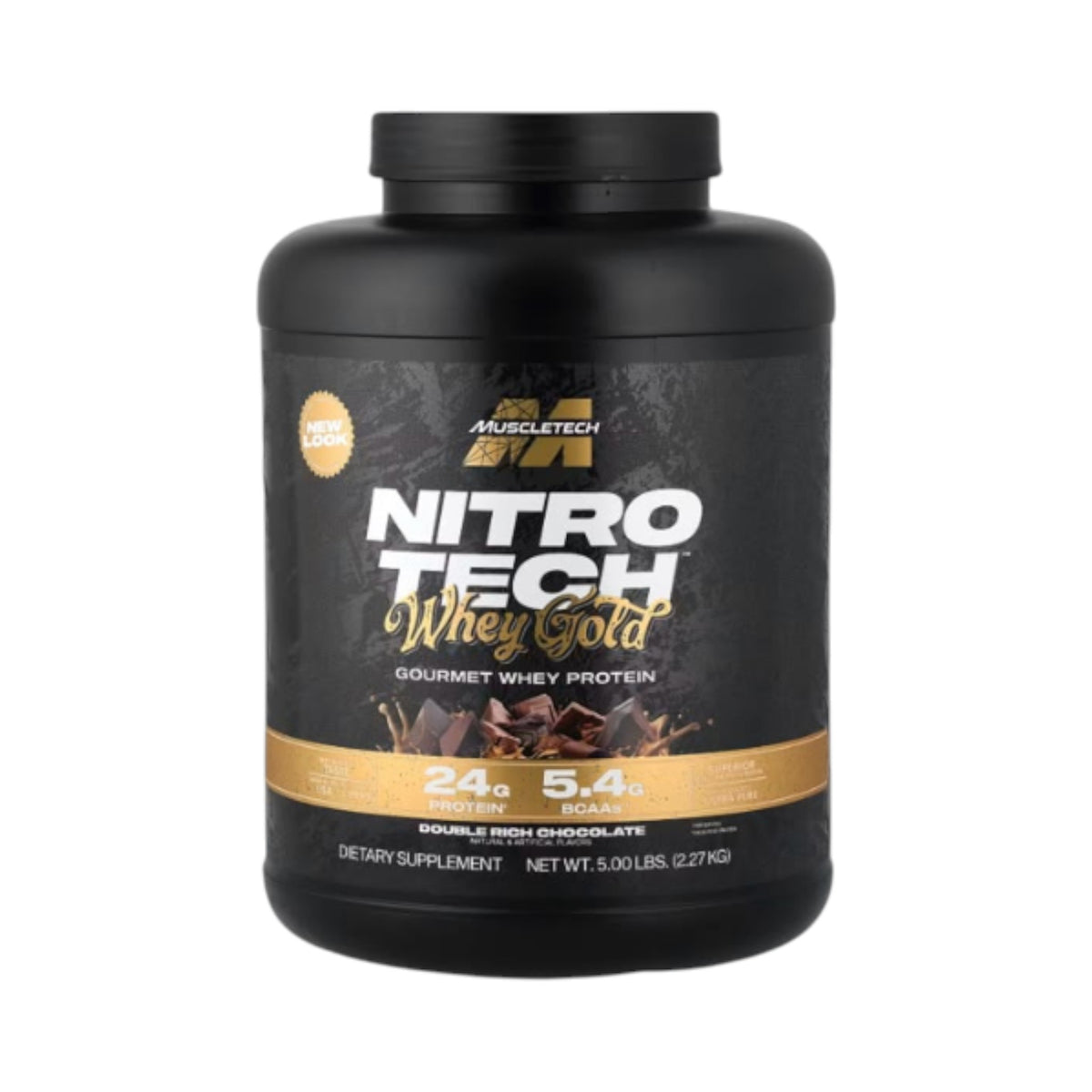 Proteína Nitro Tech Whey Gold 5 libras Muscletech