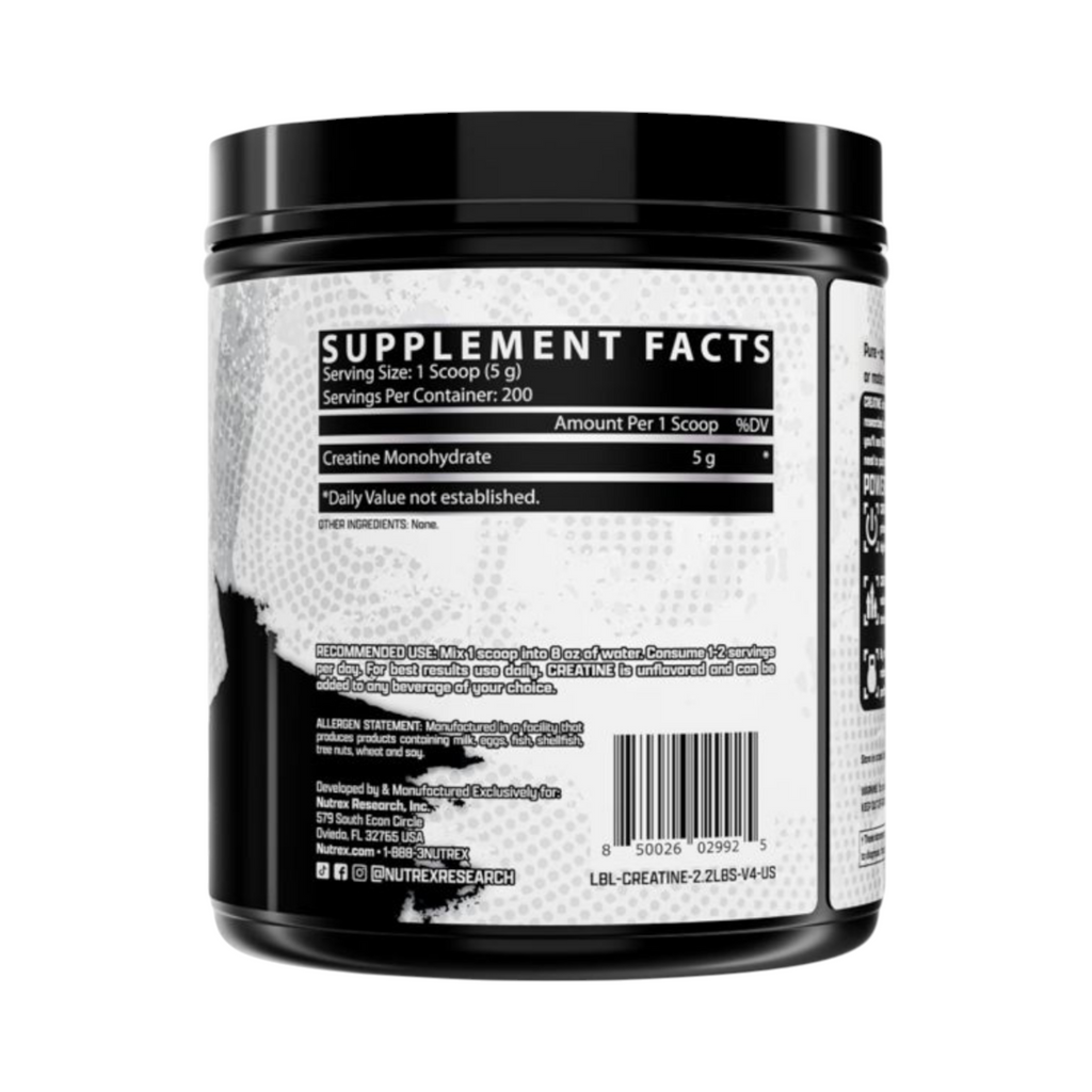 Creatina Nutrex 200 Servicios