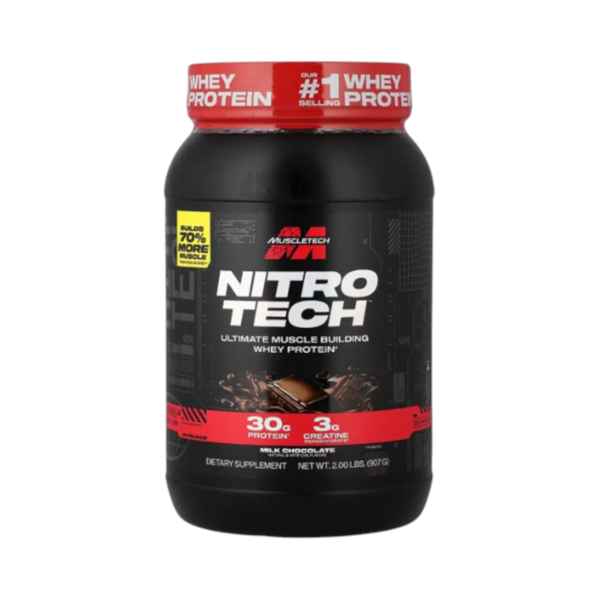 Proteína Nitro Tech Whey Protein 2 libras Muscletech