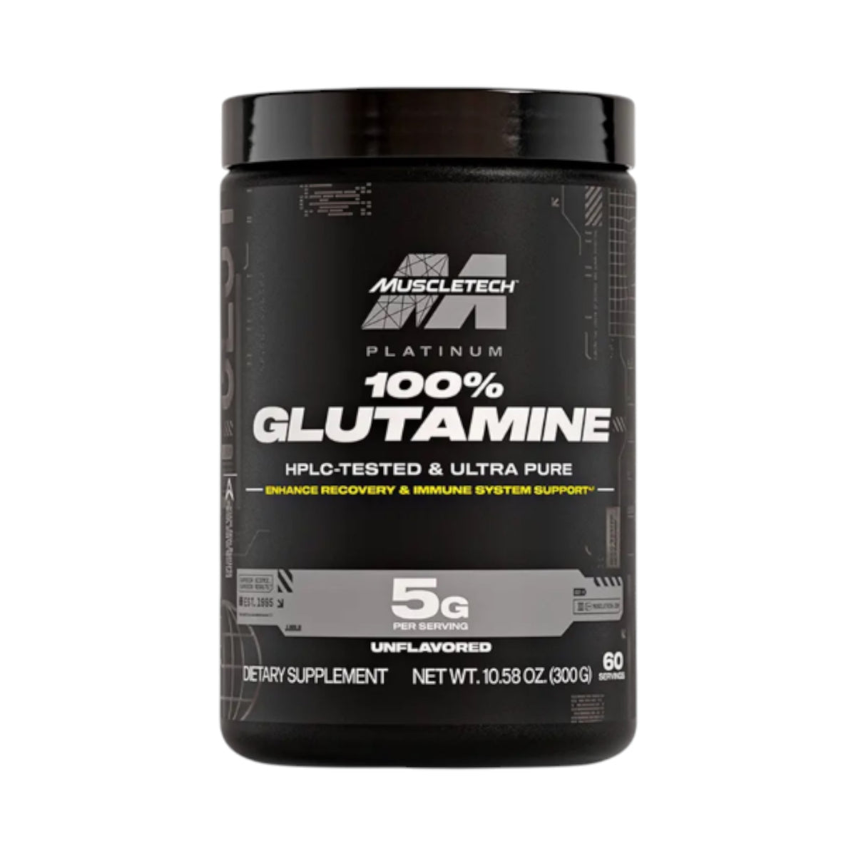 Glutamina Muscletech Platinum Sin Sabor