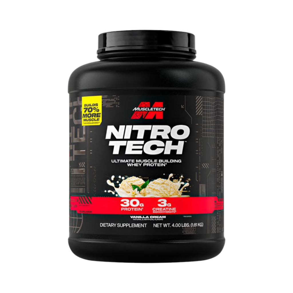 Proteína Nitro Tech Whey Protein 4 libras Muscletech