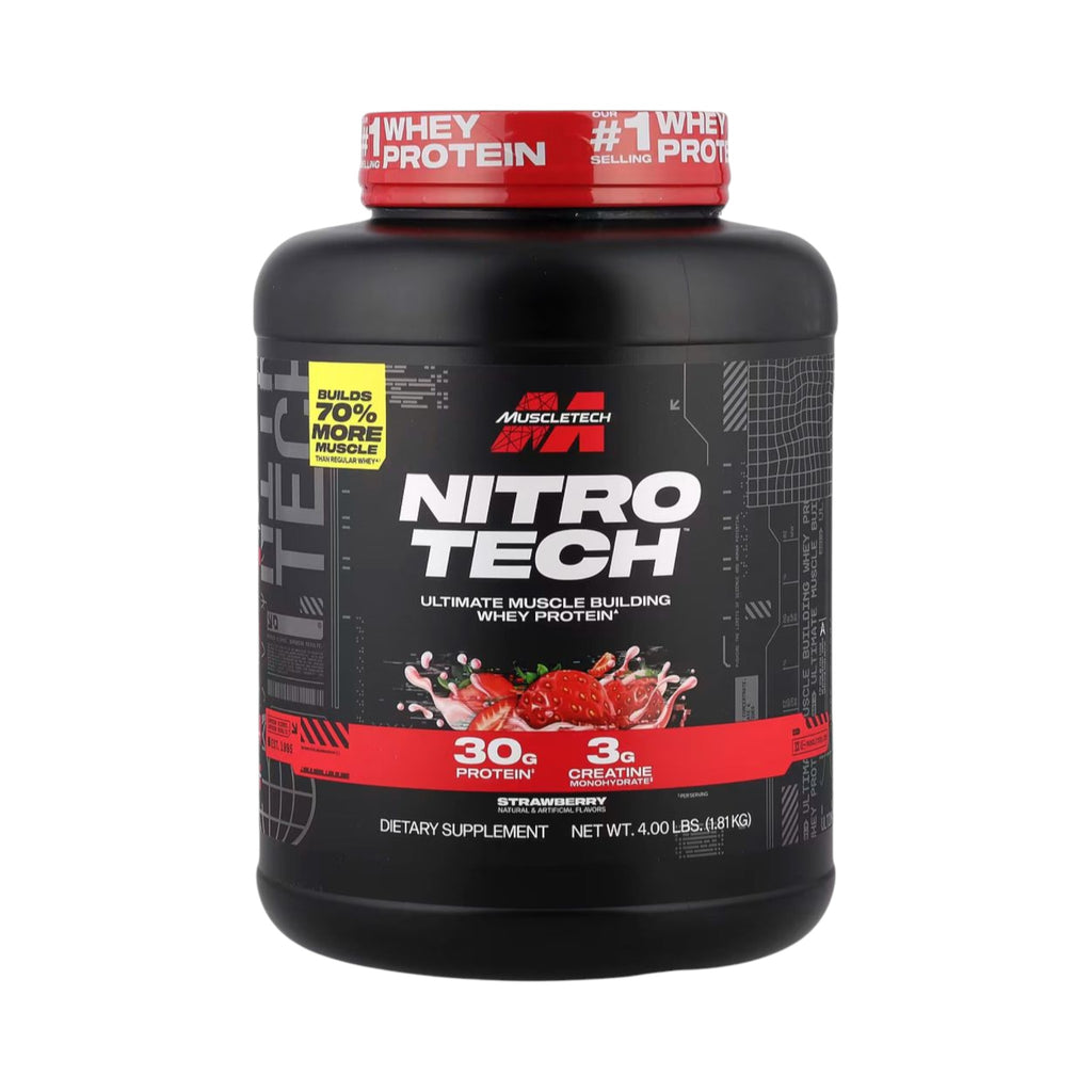 Proteína Nitro Tech Whey Protein 4 libras Muscletech