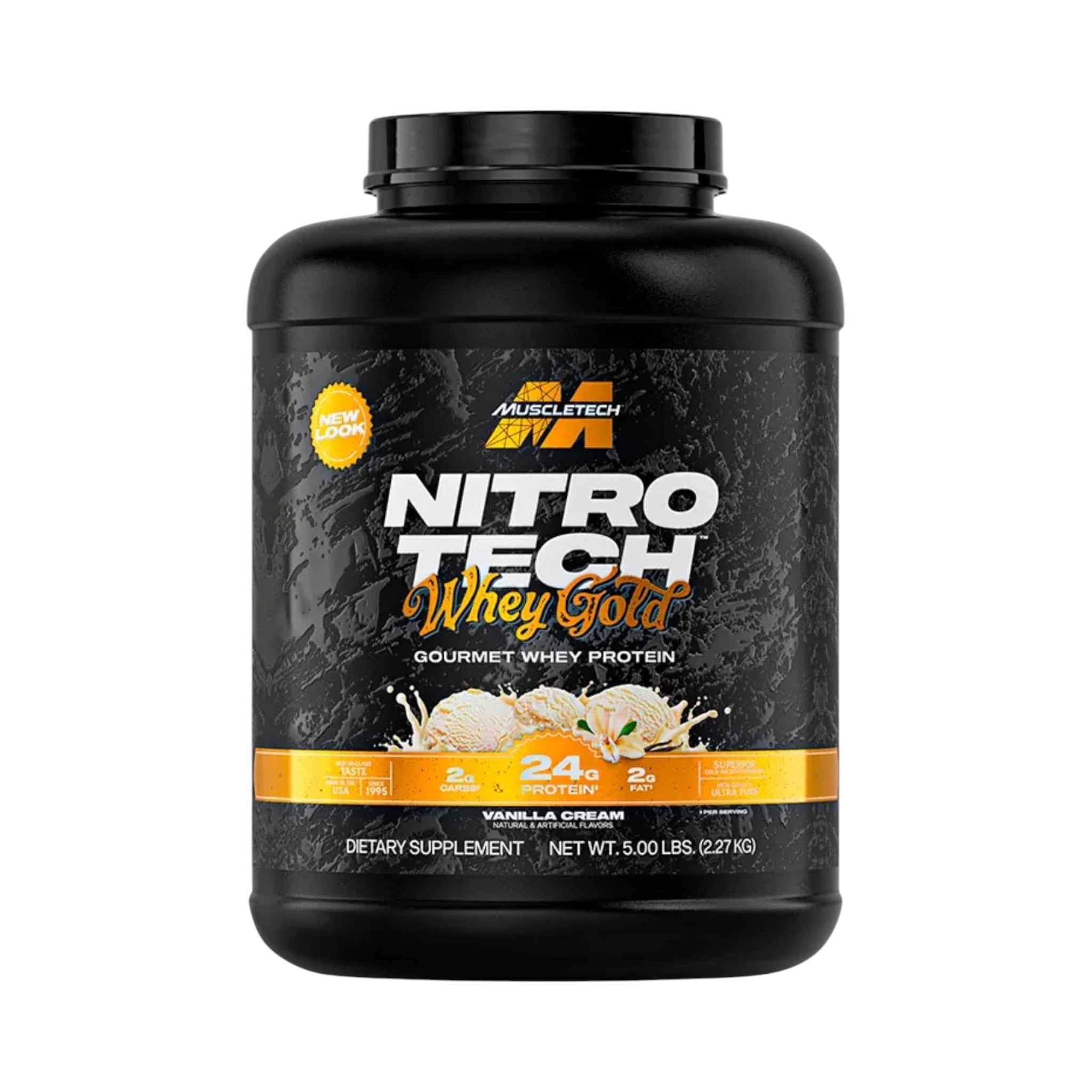 Proteína Nitro Tech Whey Gold 5 libras Muscletech