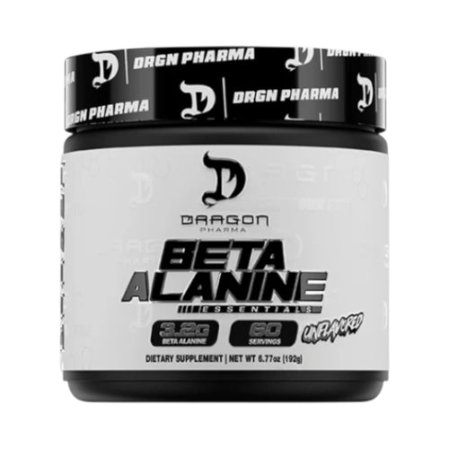 Suplemento Beta-Alanine de Dragon Pharma en envase de 300g, disponible en Somos Landa para mejorar la resistencia física.