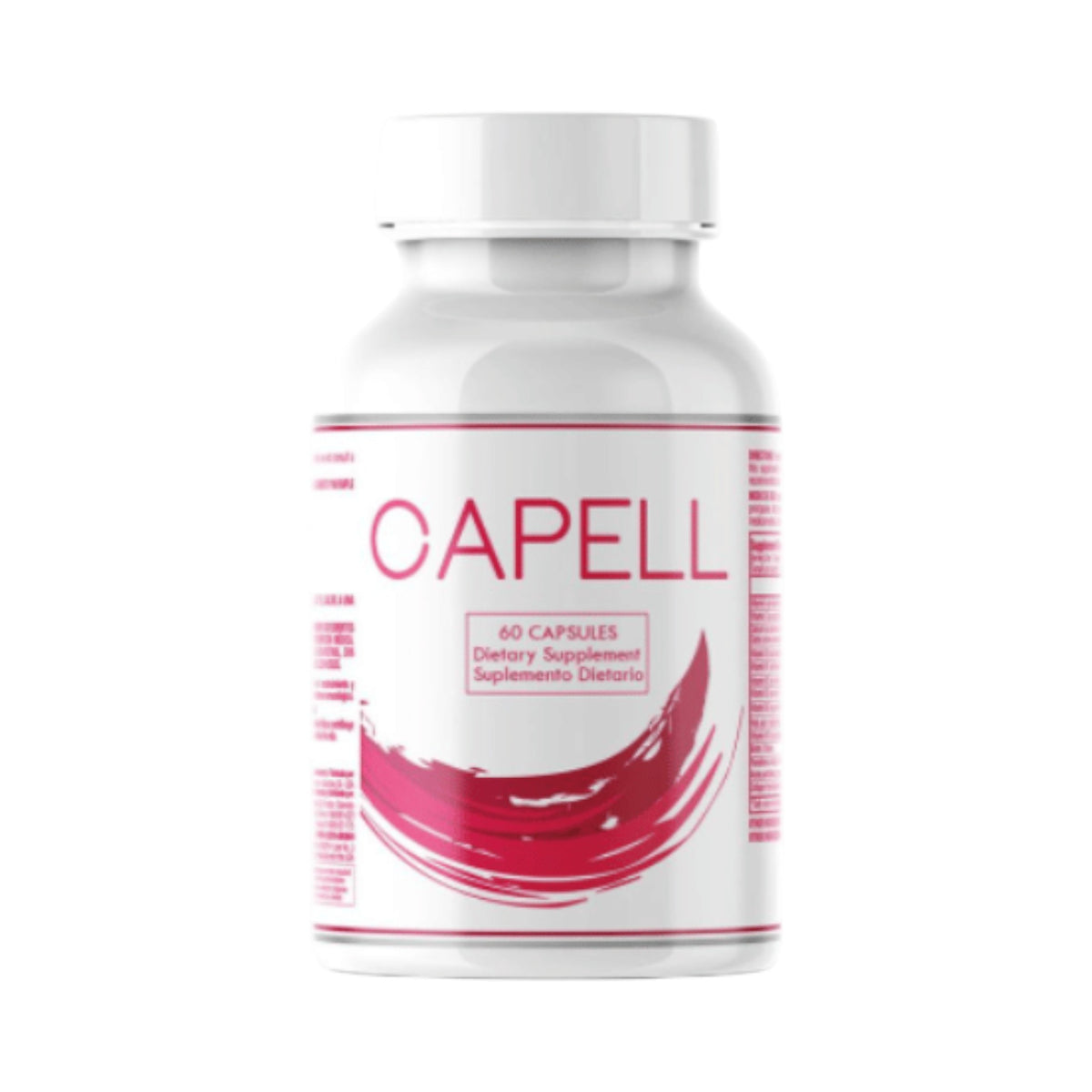 Frasco de suplemento Capell de Healthy America para cabello, piel y uñas, disponible en Somos Landa