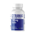 Frasco de Citramag 1500mg de Healthy America, suplemento de citrato de magnesio de Somos Landa con 60 cápsulas.