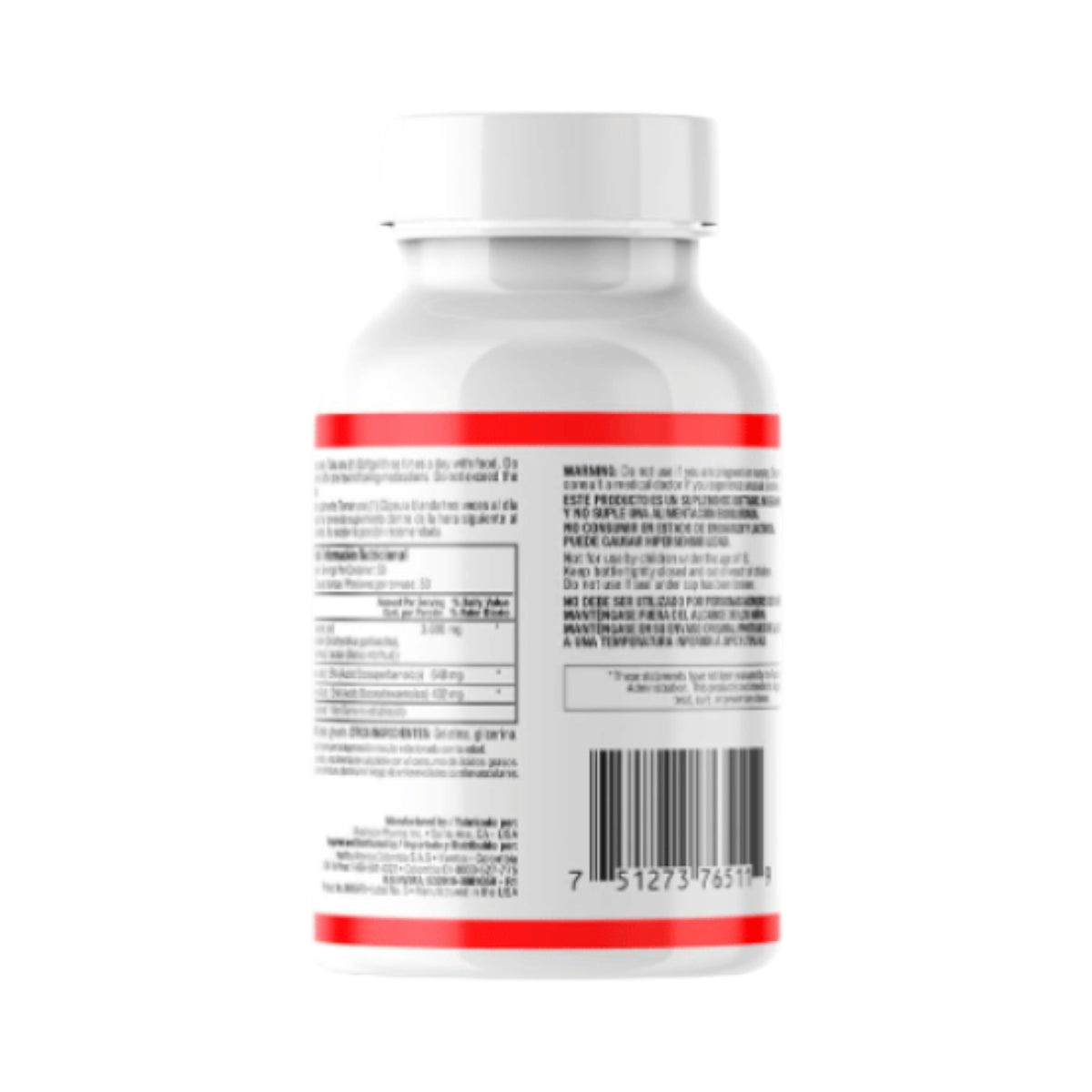 Envase de Somos Landa Fish Oil Omega 3 1200mg de Healthy America mostrando etiqueta con información nutricional