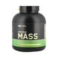 Envase de Somos Landa Optimum Nutrition Serious Mass de 6 libras, suplemento hipercalórico sabor vainilla.
