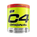 Envase de pre-entreno Cellucor C4 Original de 50 servicios en color amarillo brillante con letras negras.